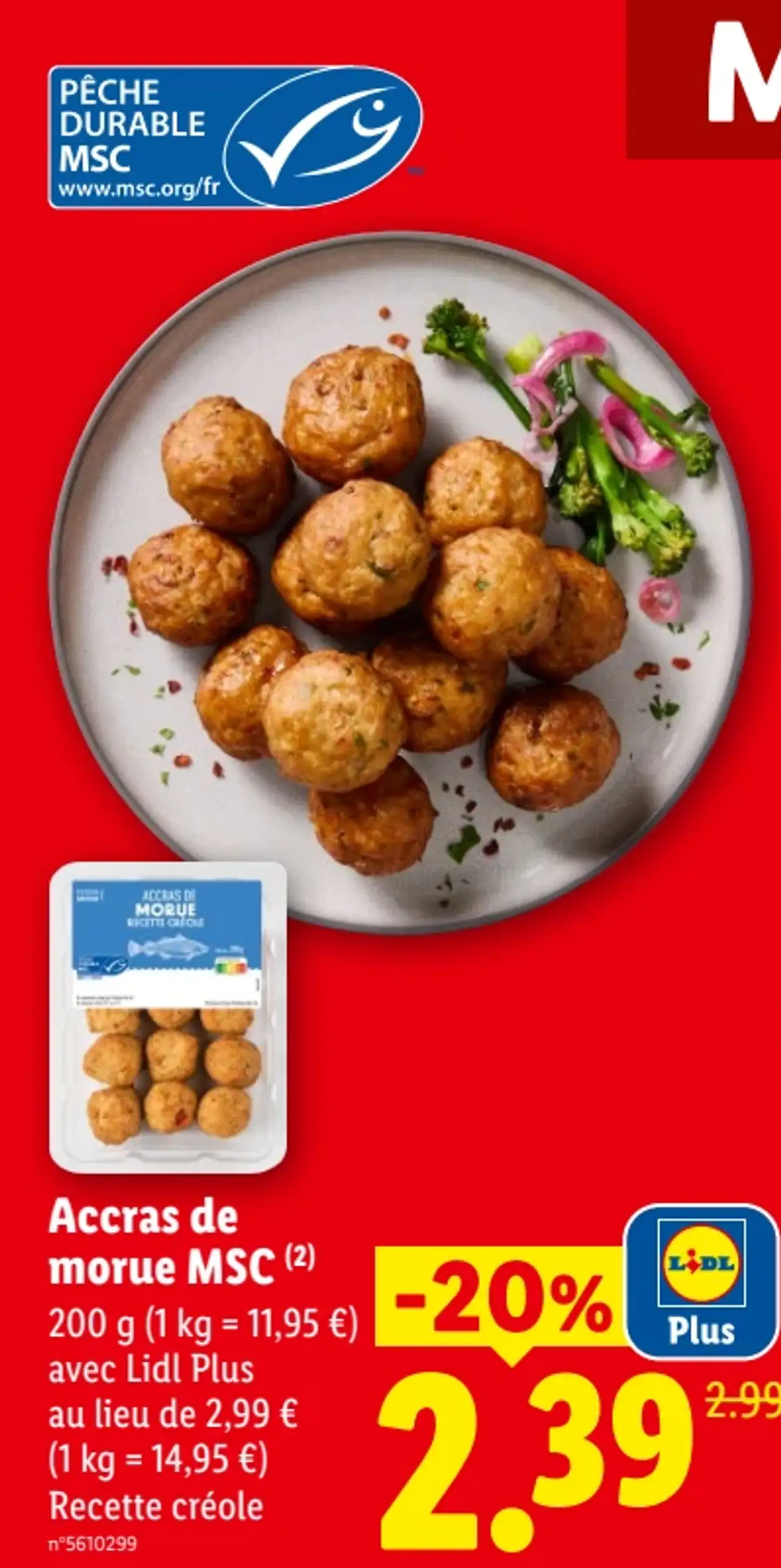 Accras de morue MSC Recette créole