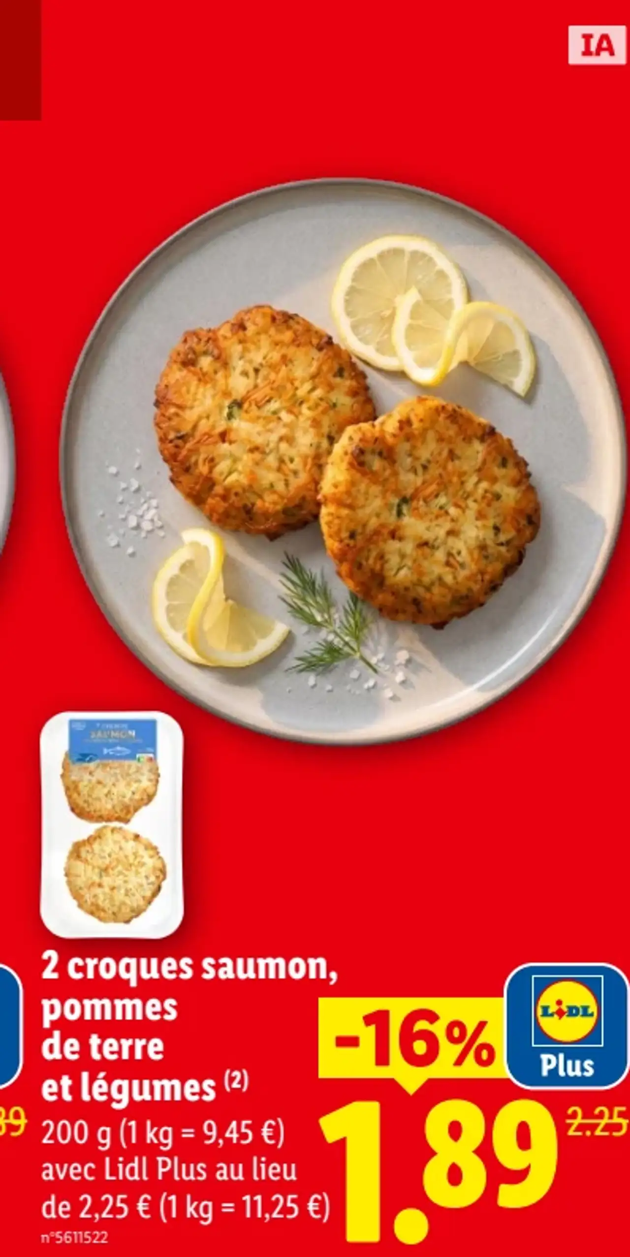 2 croques saumon, pommes de terre et légumes