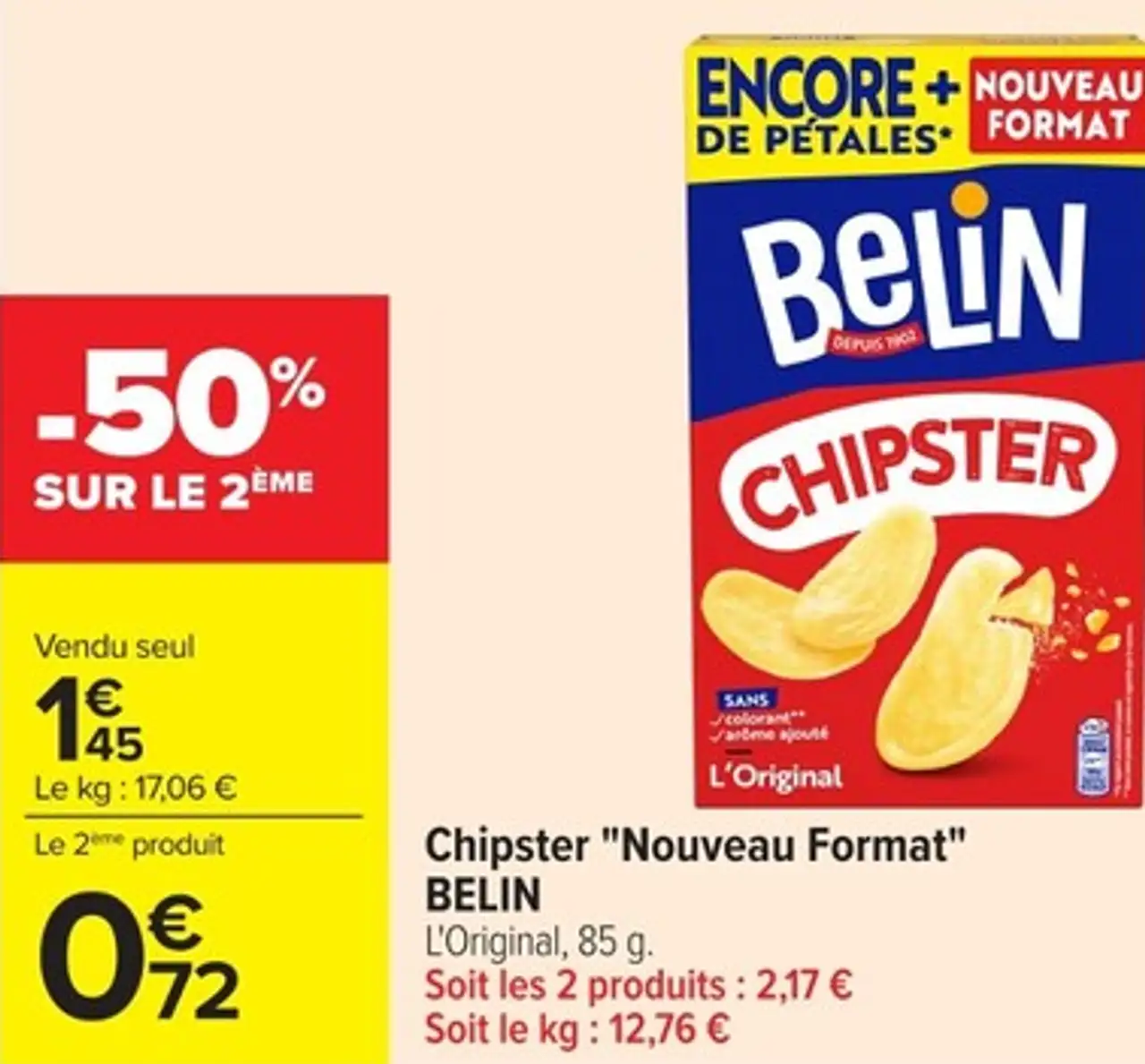 Chipster "Nouveau Format" BELIN L'Original