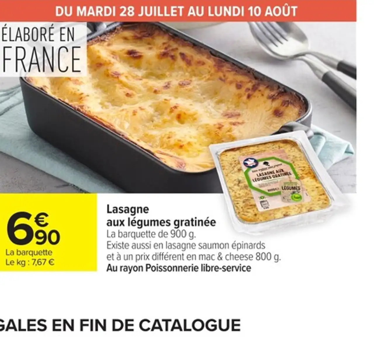 Lasagne aux légumes gratinée