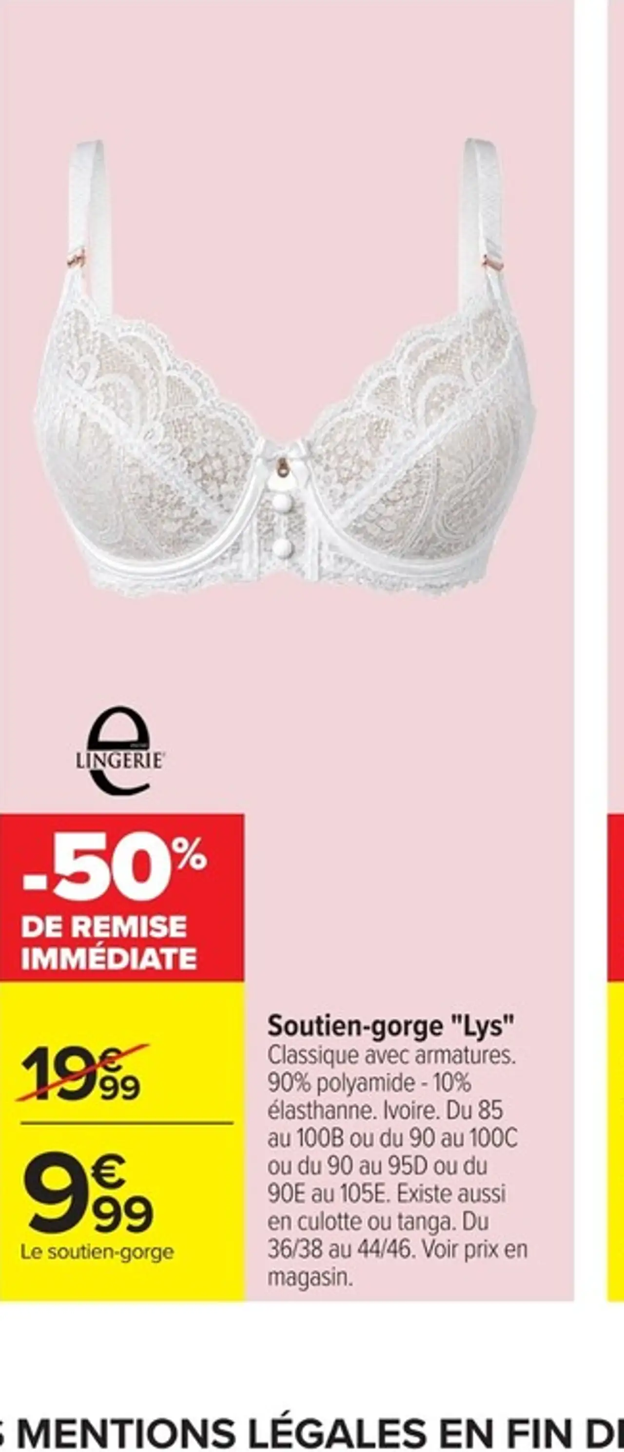 Soutien-gorge "Lys" e Lingerie