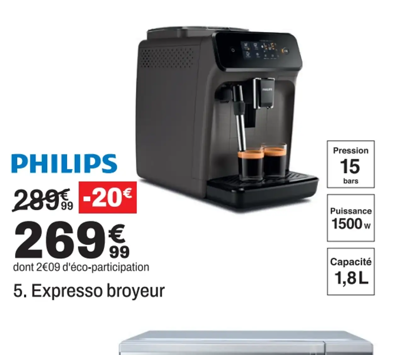 Philips Expresso broyeur EP1224/00