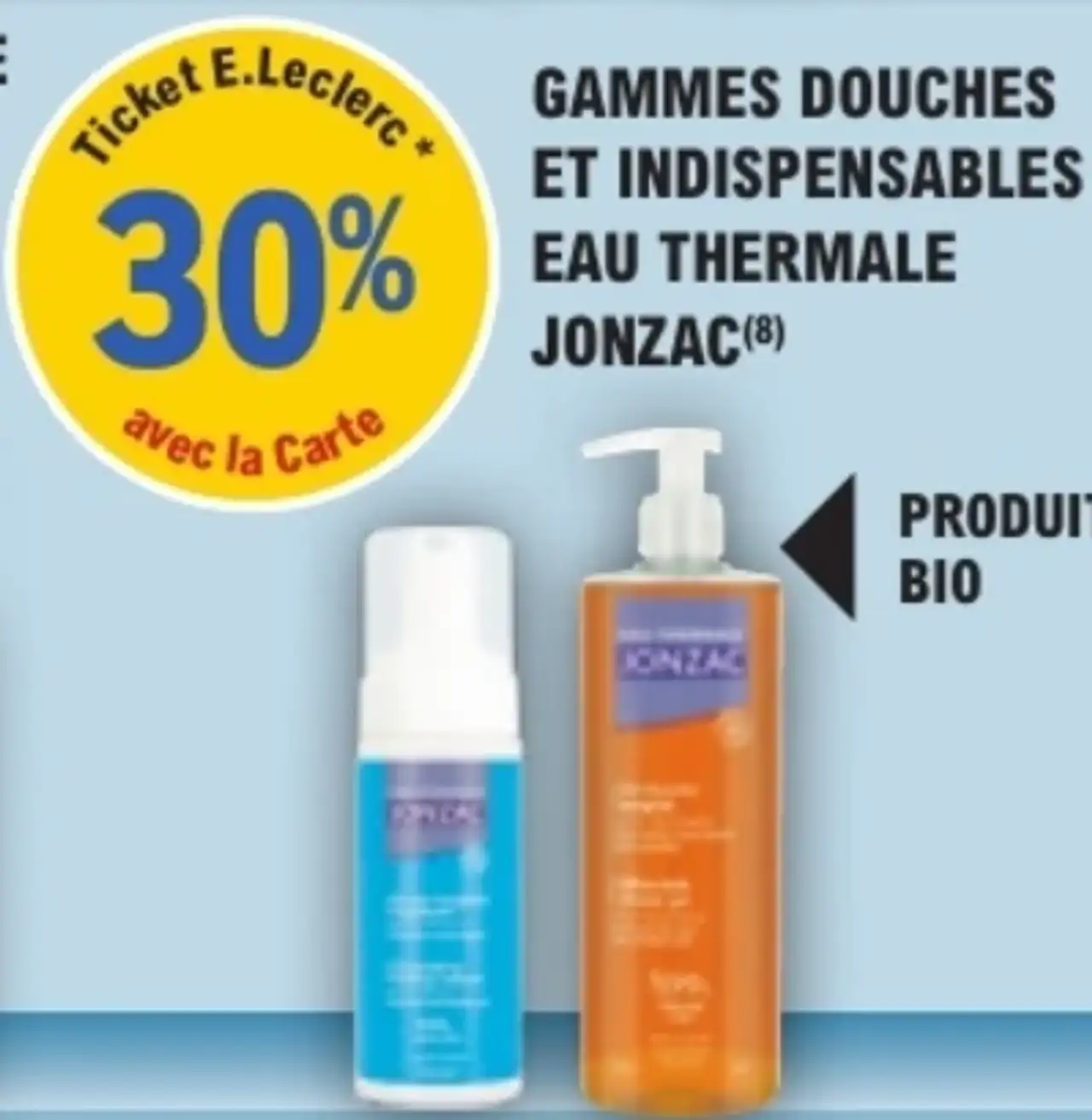 Gammes Douches et Indispensables Eau Thermale Jonzac