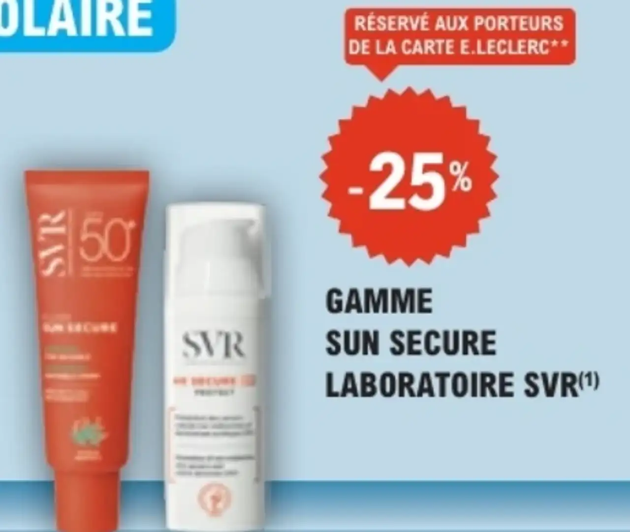 Gamme Sun Secure Laboratoire SVR