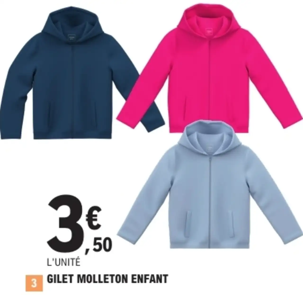 Gilet molleton enfant Tissaia Basics