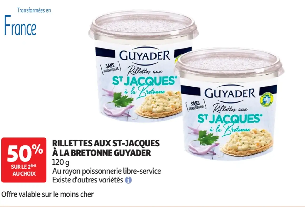 Rillettes aux St-Jacques à la bretonne Guyader