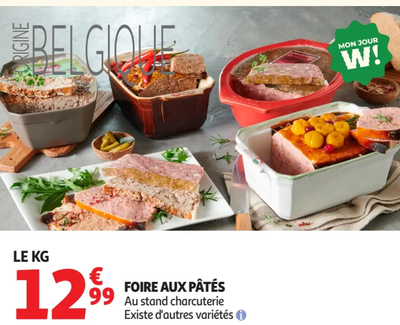 Foire Aux Pâtés au stand charcuterie