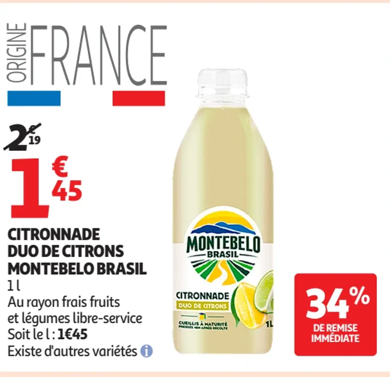 Citronnade Duo de Citrons Montebelo Brasil