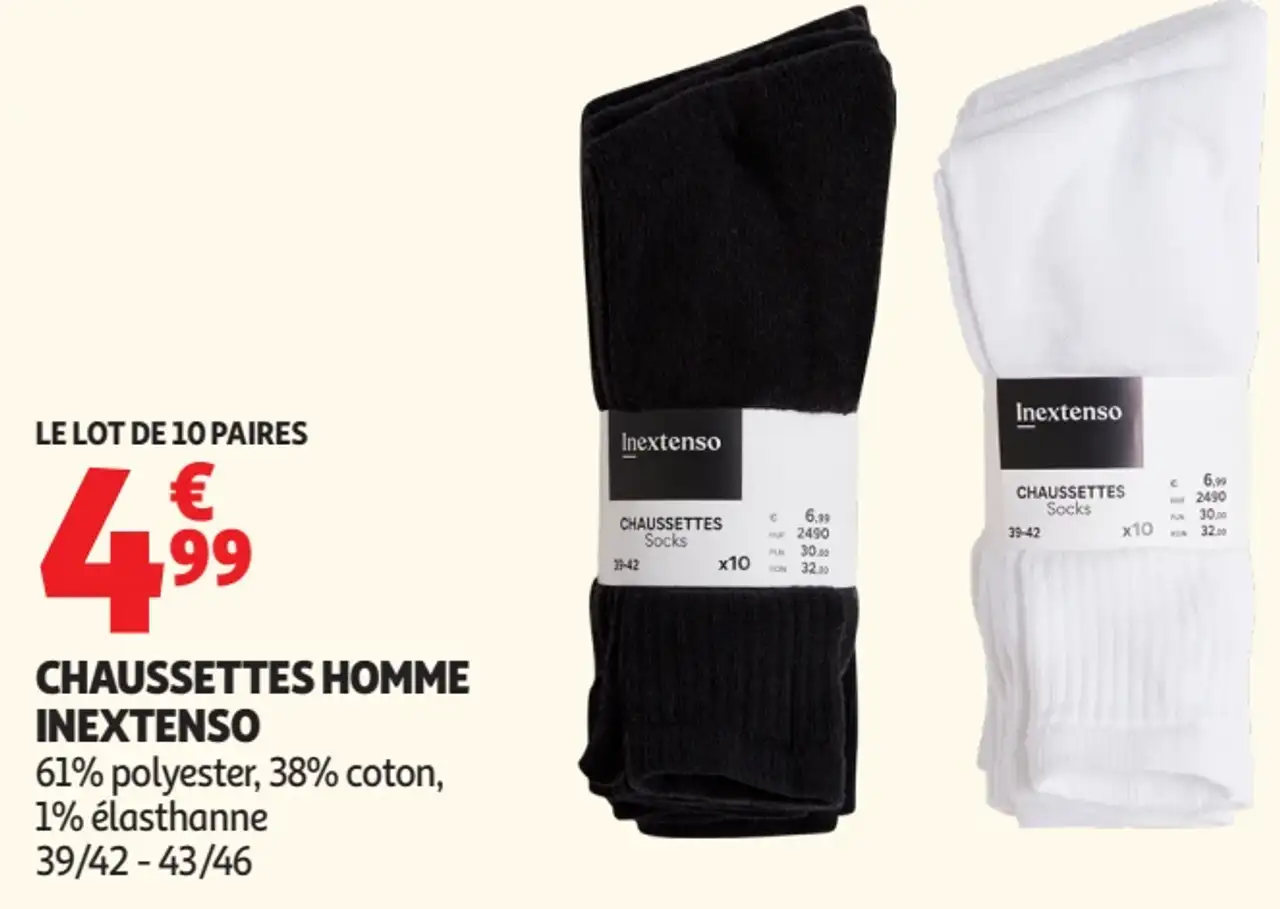 Chaussettes homme Inextenso