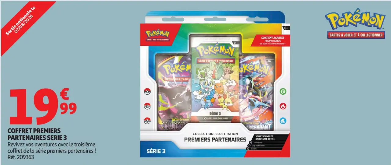 Coffret Premiers Partenaires Serie 3 Pokémon