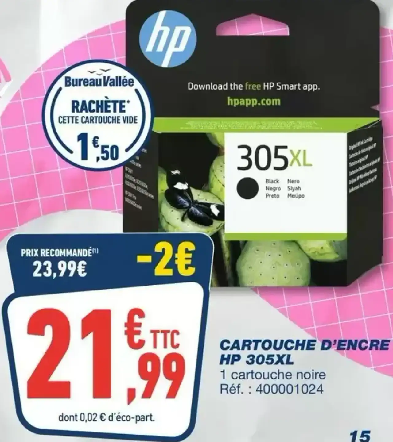 Cartouche d'encre HP 305XL