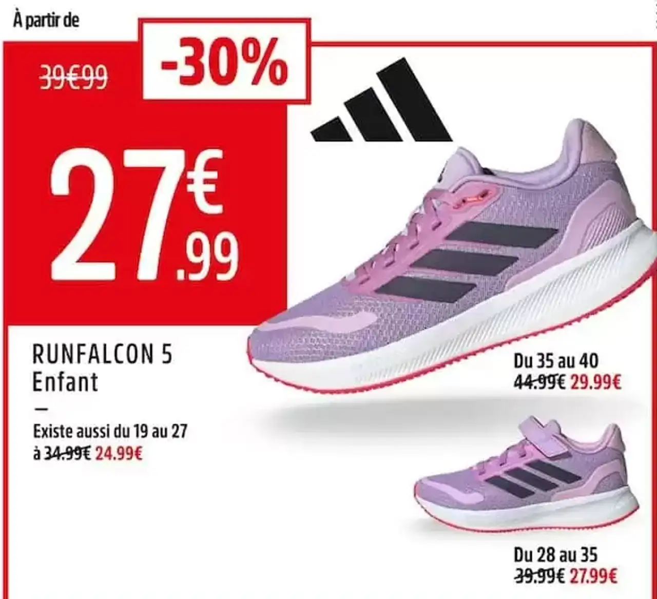 Chaussures Adidas Runfalcon 5 Enfant