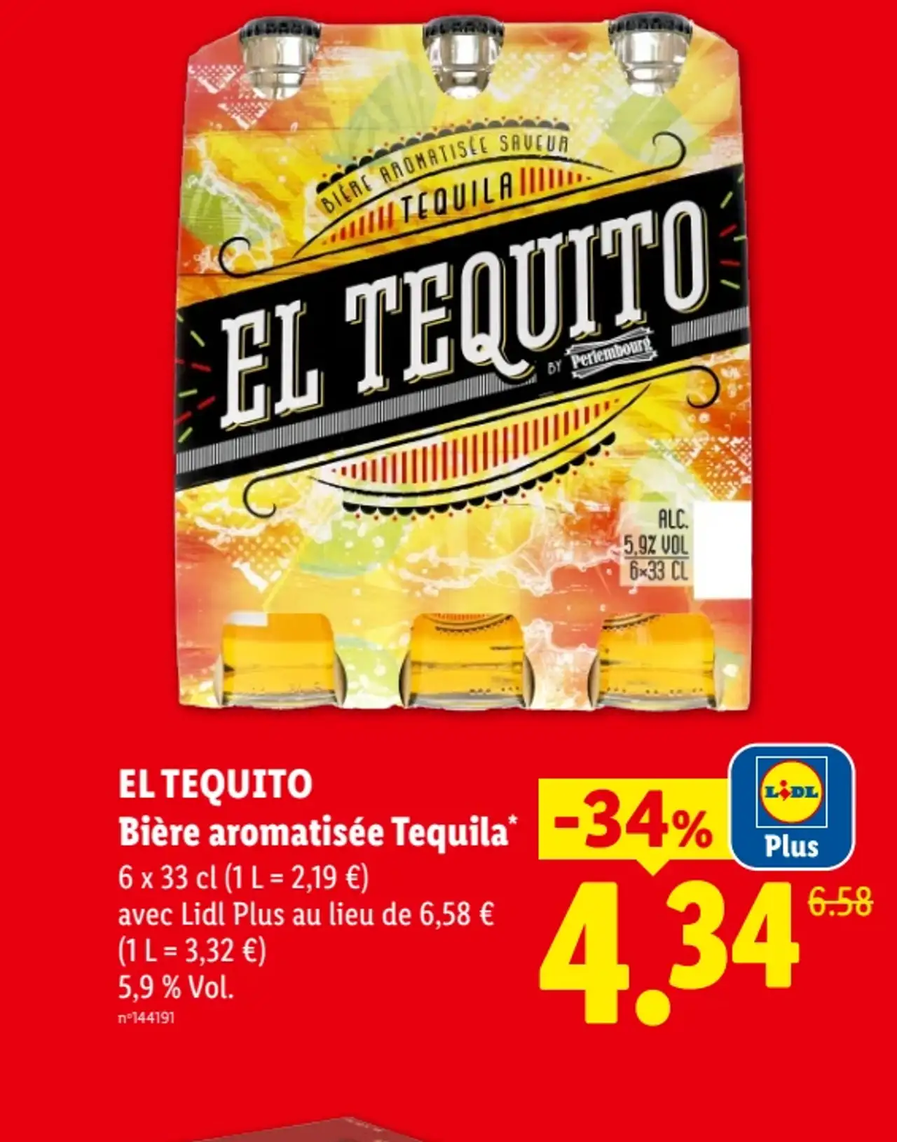 El Tequito Bière aromatisée Tequila