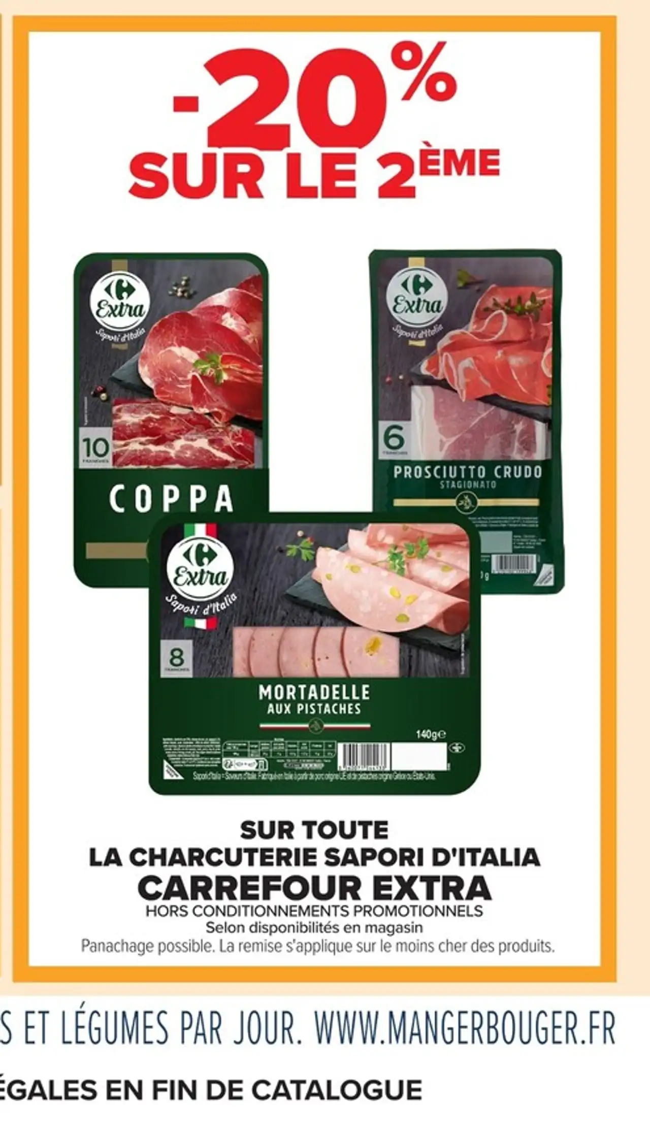 La charcuterie Sapori d'Italia CARREFOUR EXTRA