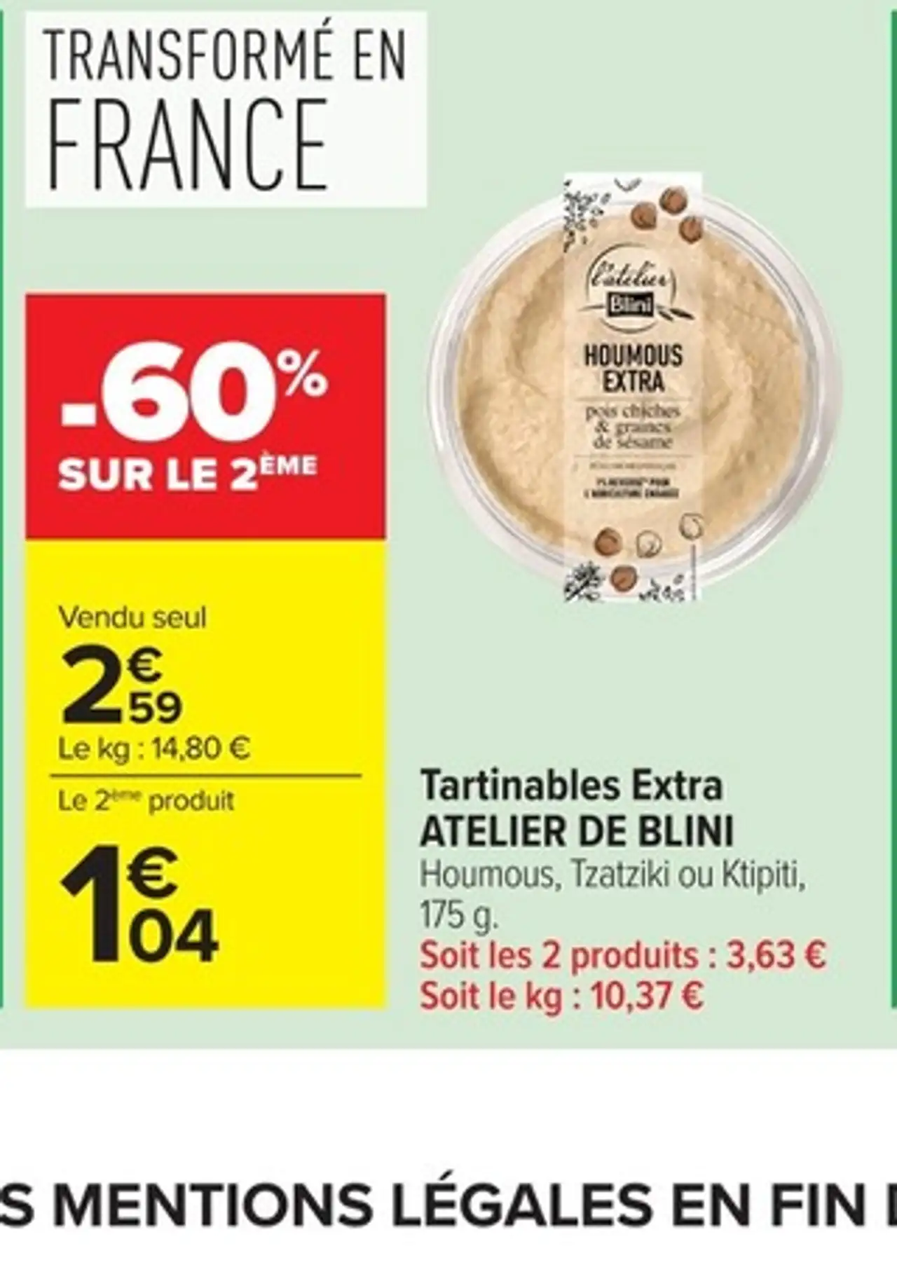 Tartinables Extra ATELIER DE BLINI