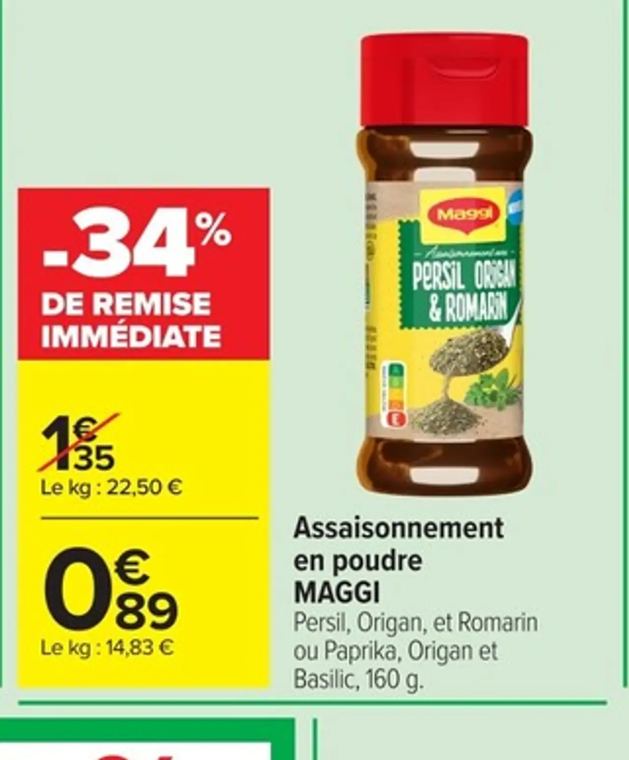 Assaisonnement en poudre MAGGI