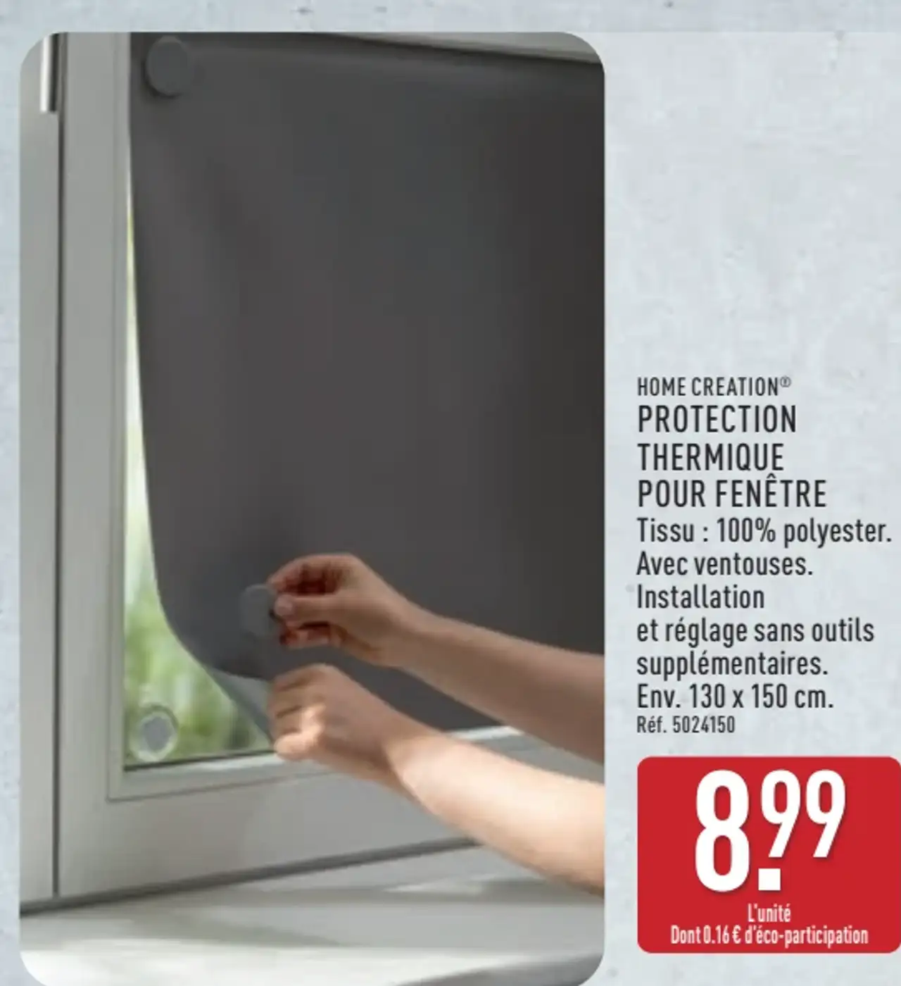 Home Creation Protection Thermique pour Fenêtre