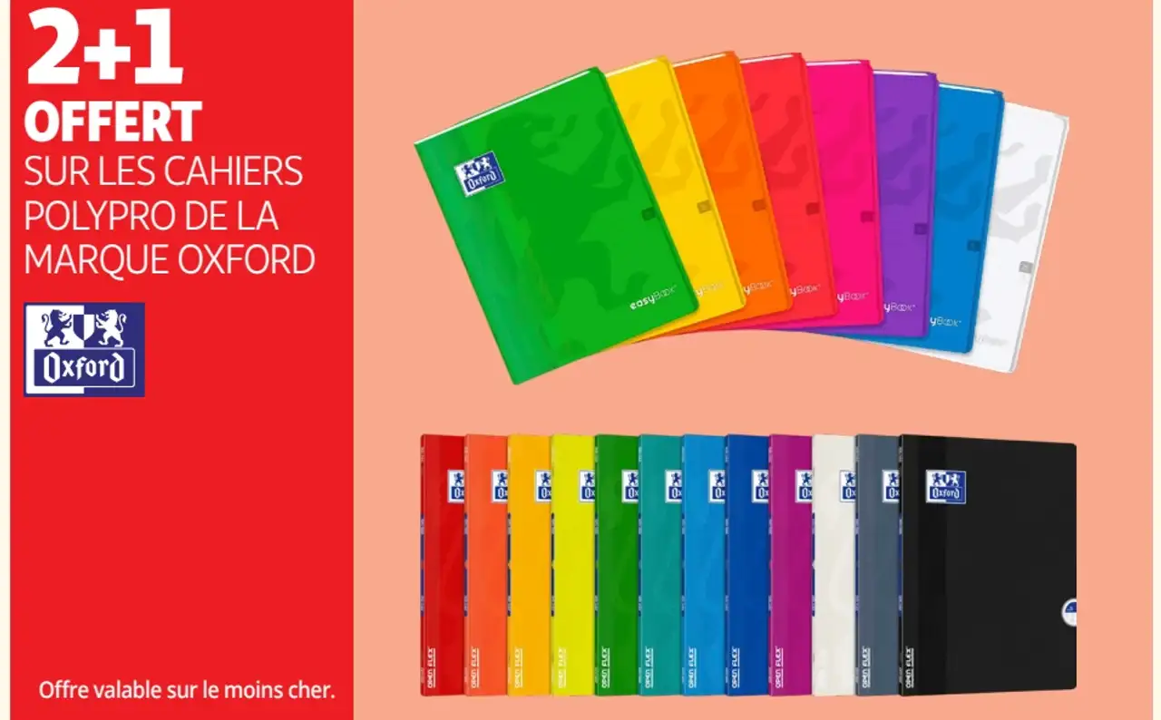 Cahiers Polypro de la marque Oxford