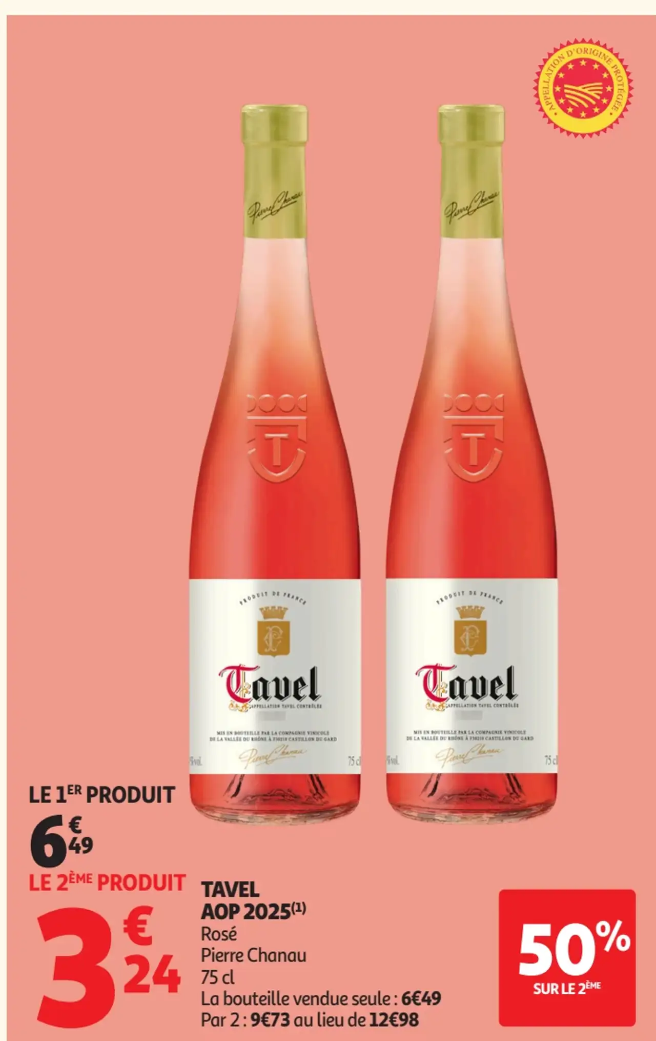 Pierre Chanau Tavel AOP 2025 Rosé