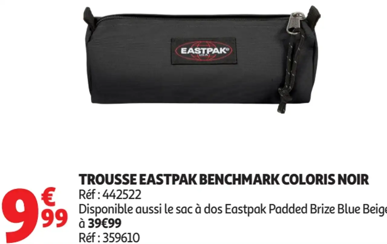 TROUSSE EASTPAK BENCHMARK COLORIS NOIR