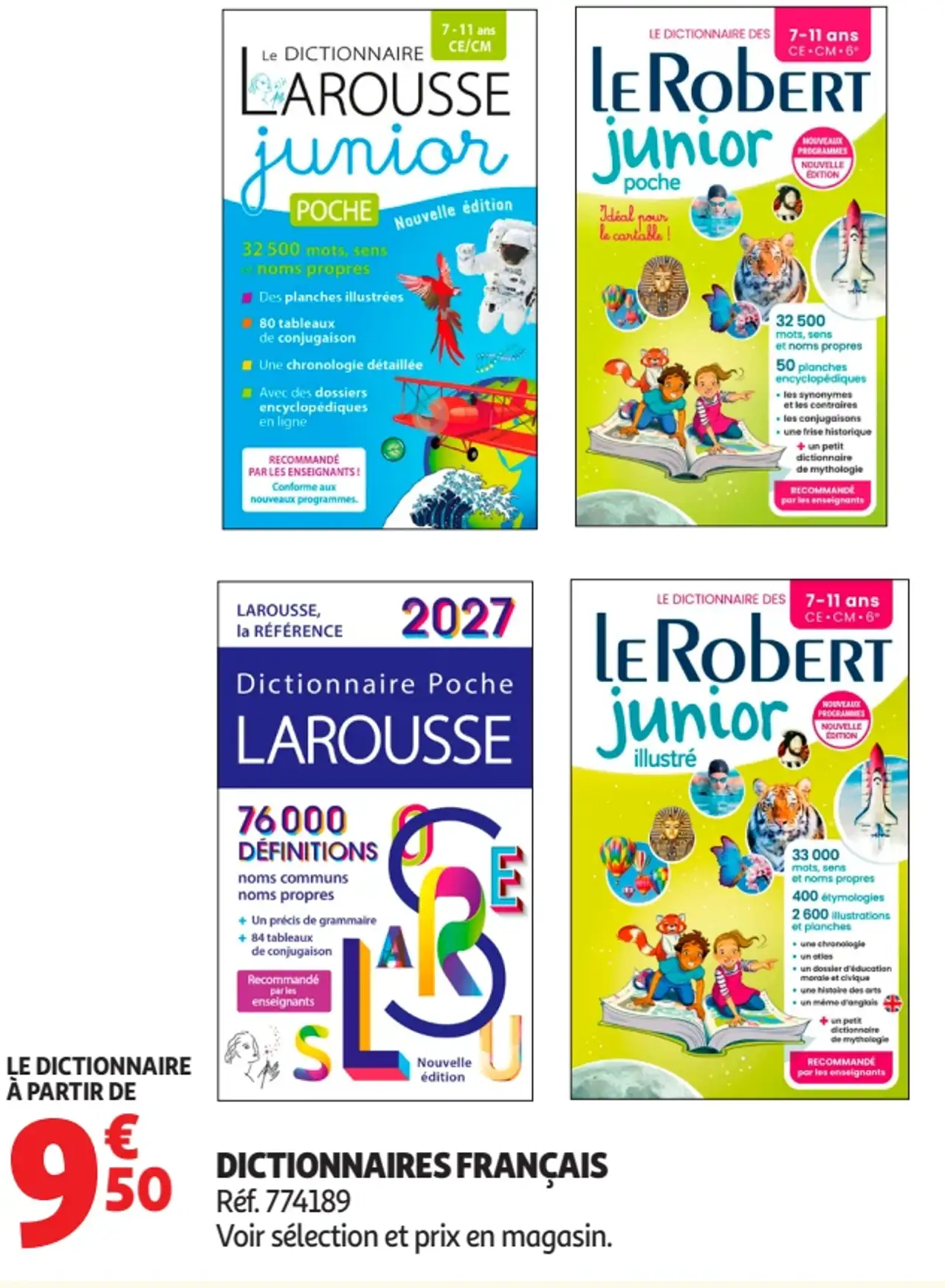 Dictionnaires Français Larousse / Le Robert