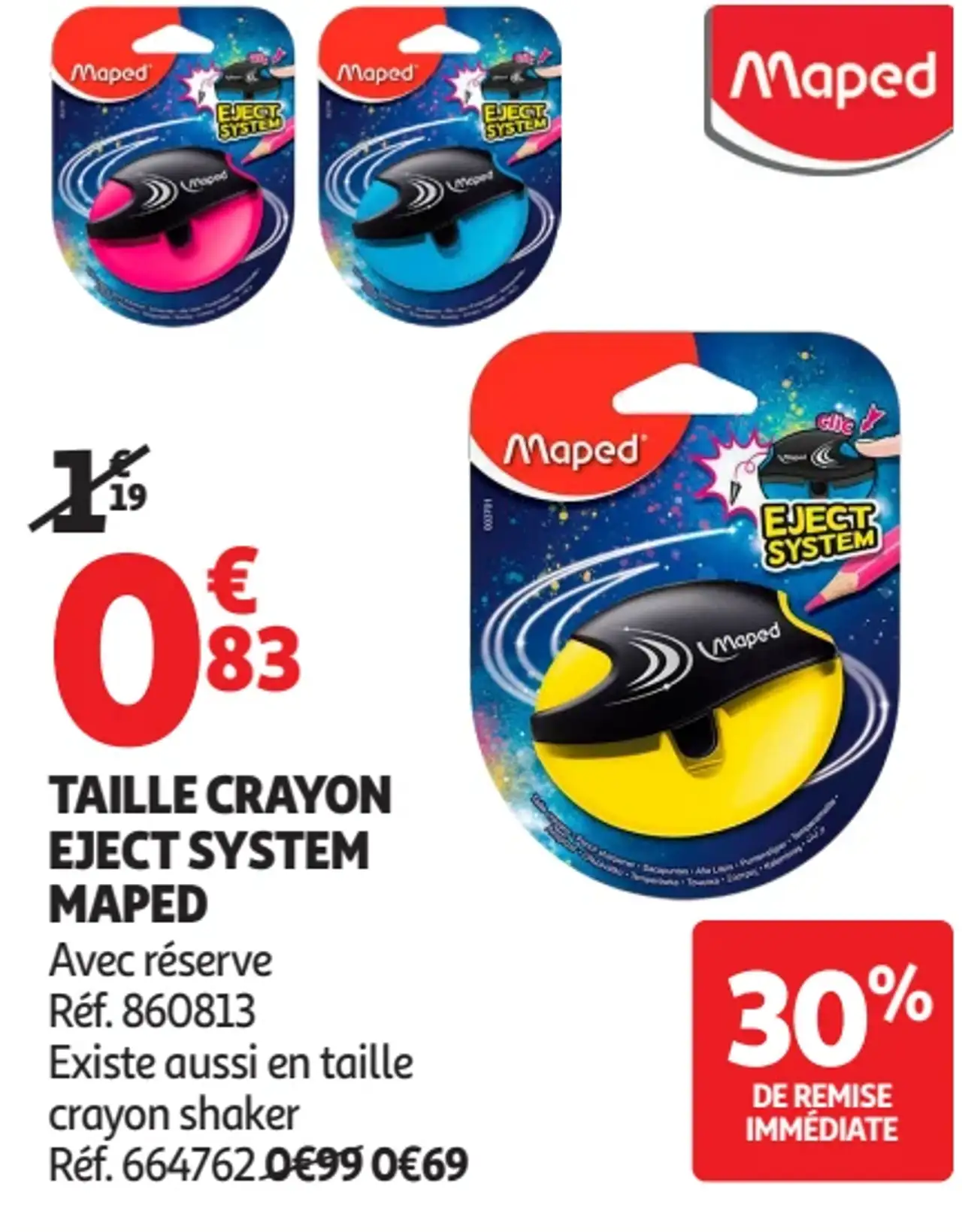 Taille crayon Eject System Maped