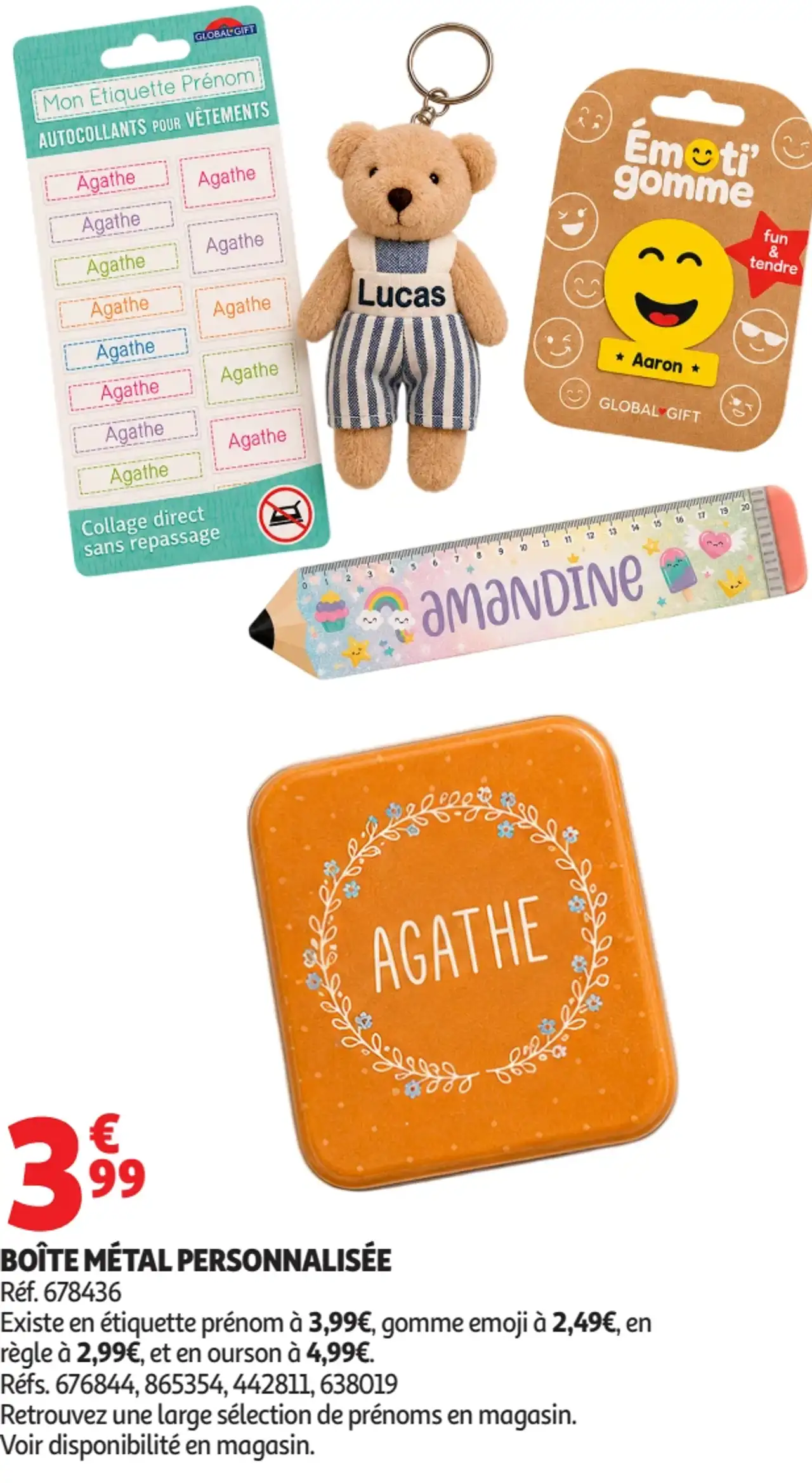 Boîte Métal Personnalisée Global Gift