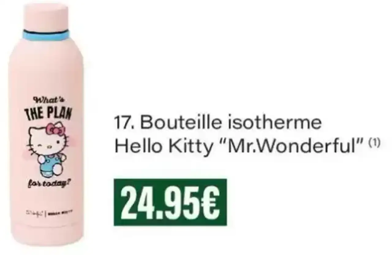 Bouteille isotherme Hello Kitty "Mr.Wonderful"