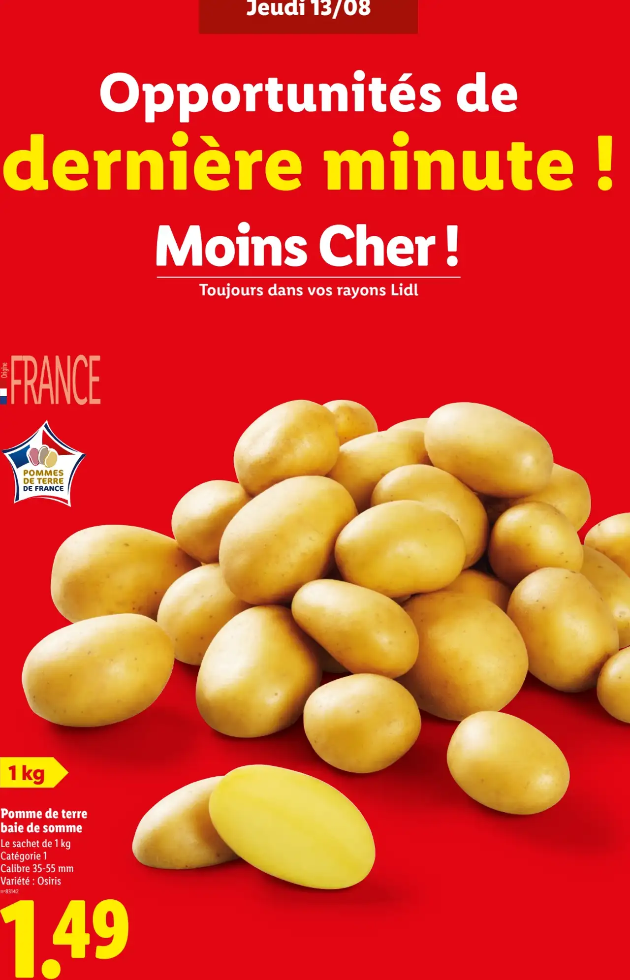 Pomme de terre baie de somme