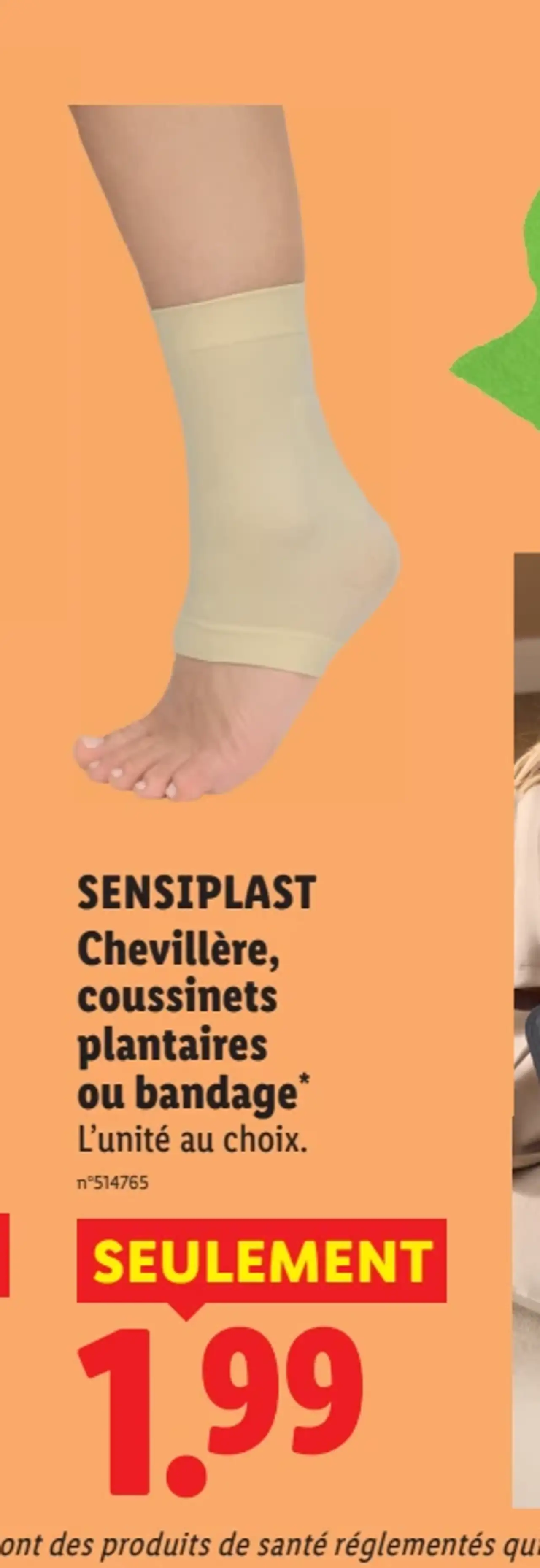 SENSIPLAST Chevillère, coussinets plantaires ou bandage