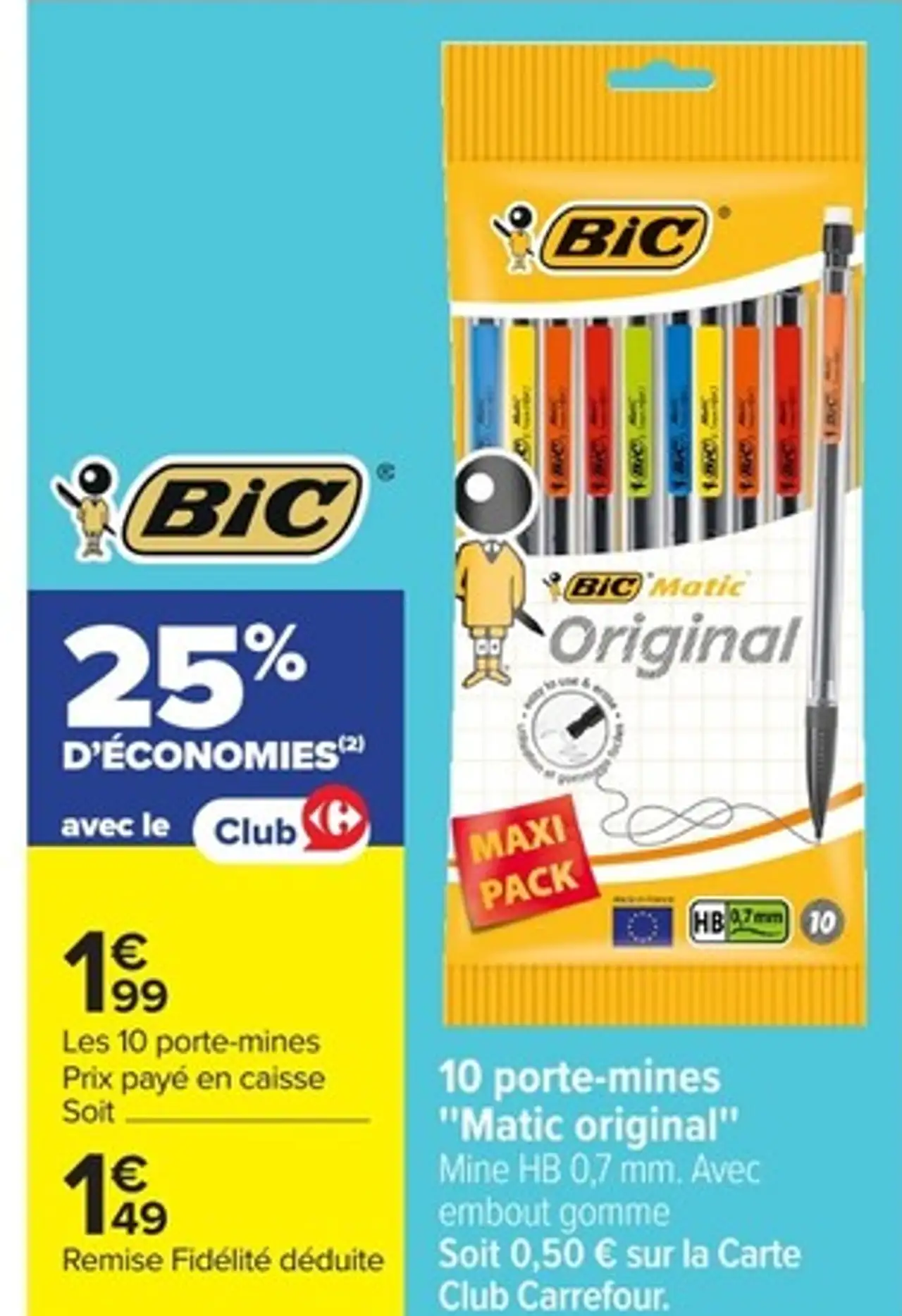 BIC 10 porte-mines "Matic original"