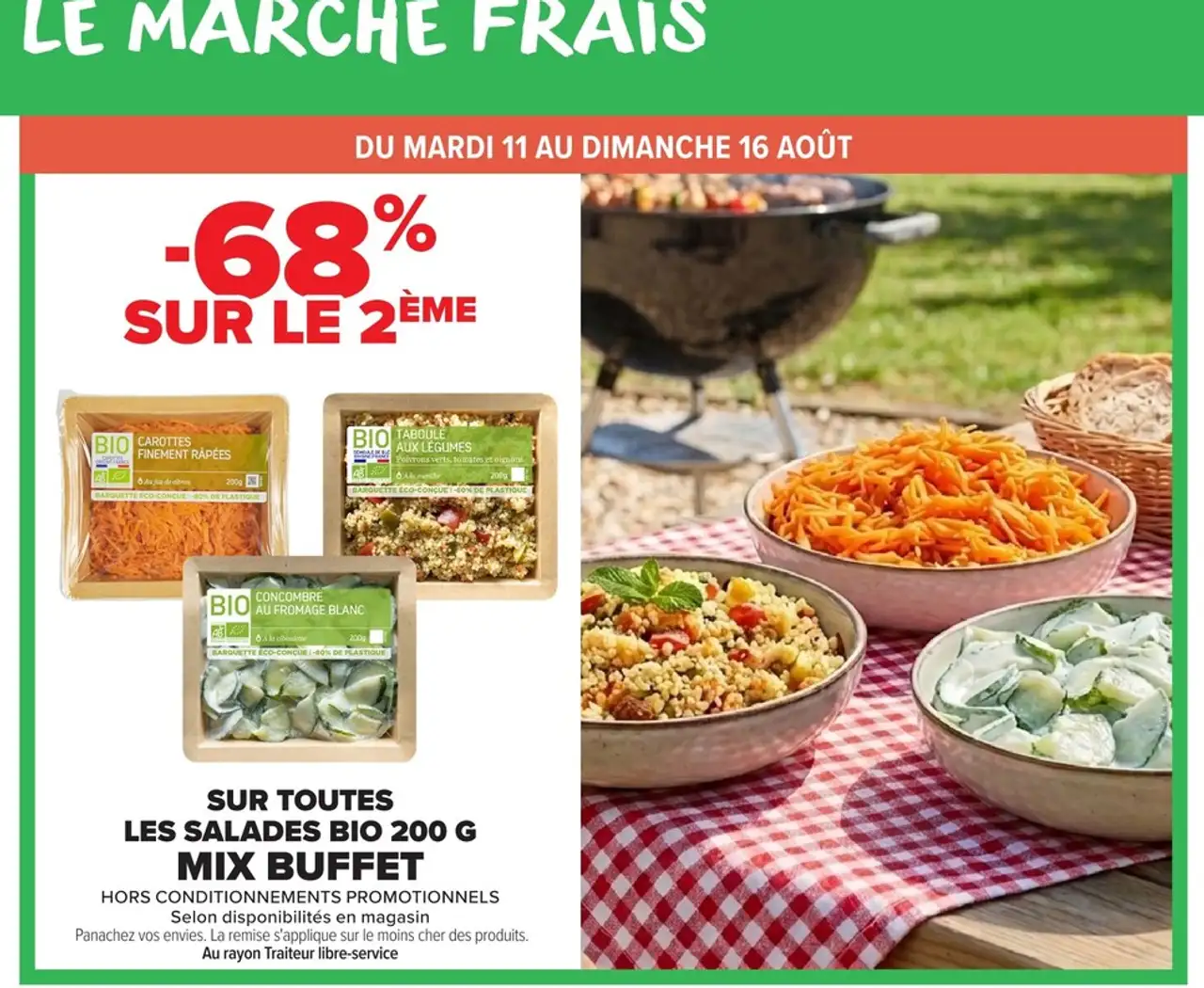 Salades Bio Mix Buffet