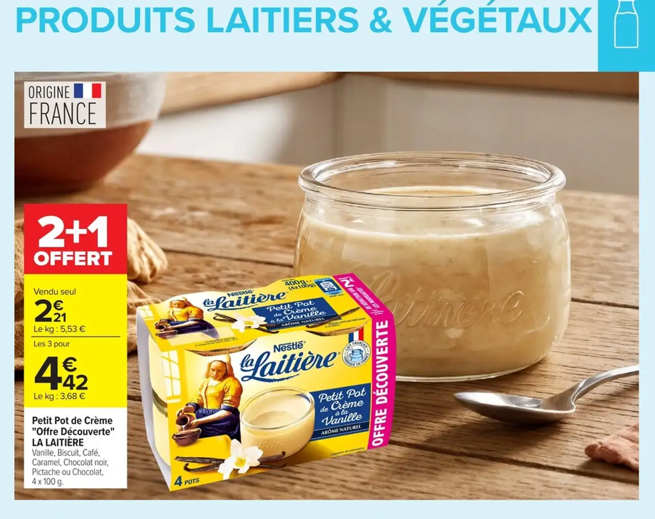 Petit Pot de Crème "Offre Découverte" LA LAITIÈRE