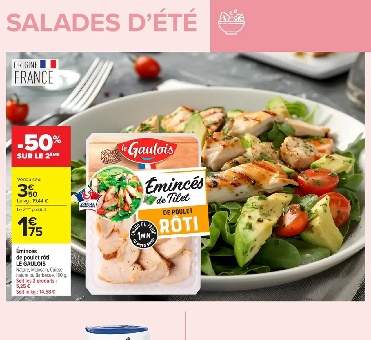 Émincés de poulet rôti LE GAULOIS