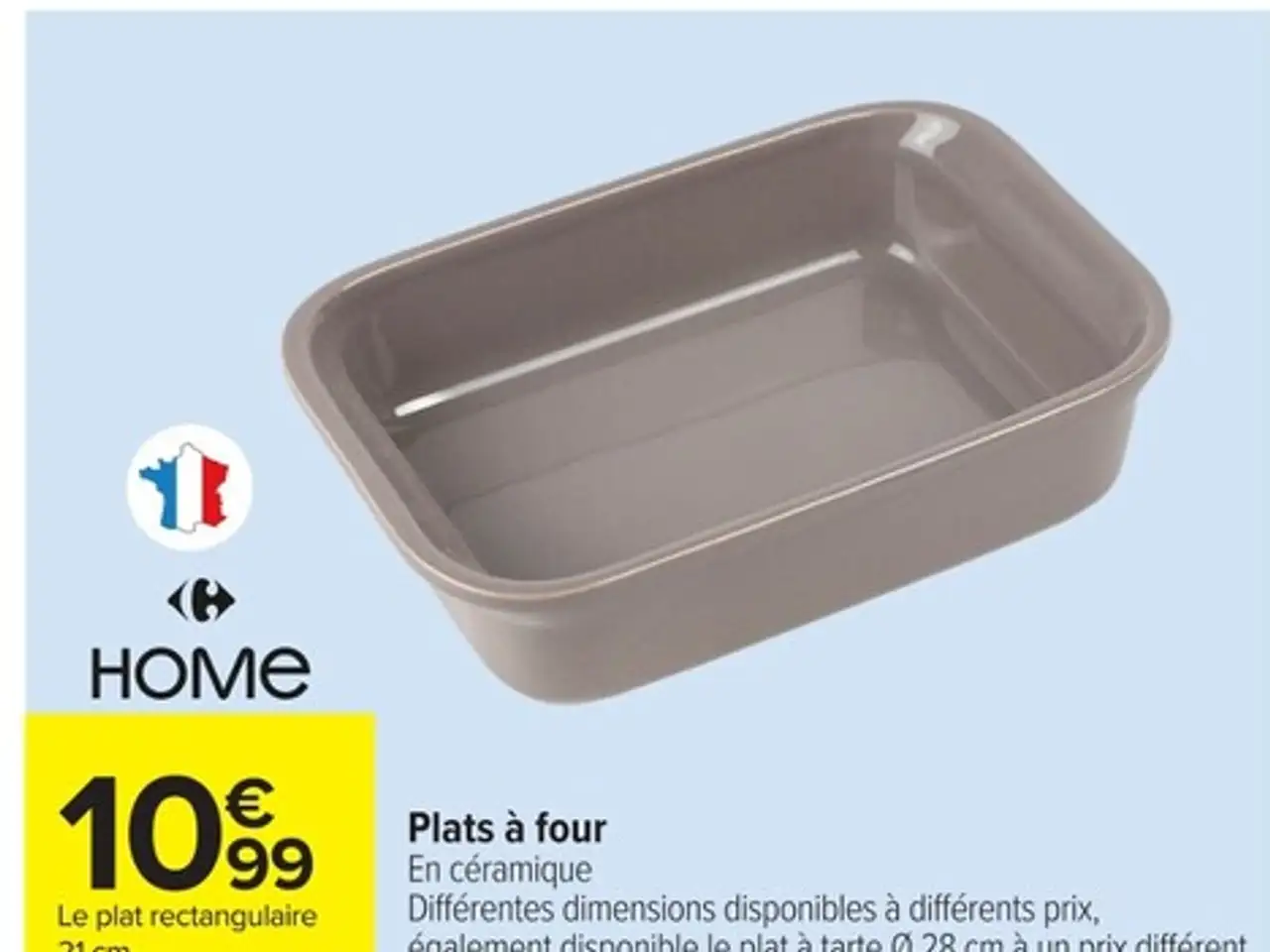 Plats à four en céramique HOME