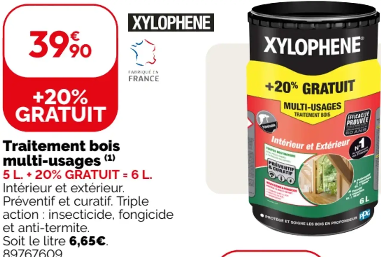 Traitement bois multi-usages XYLOPENE