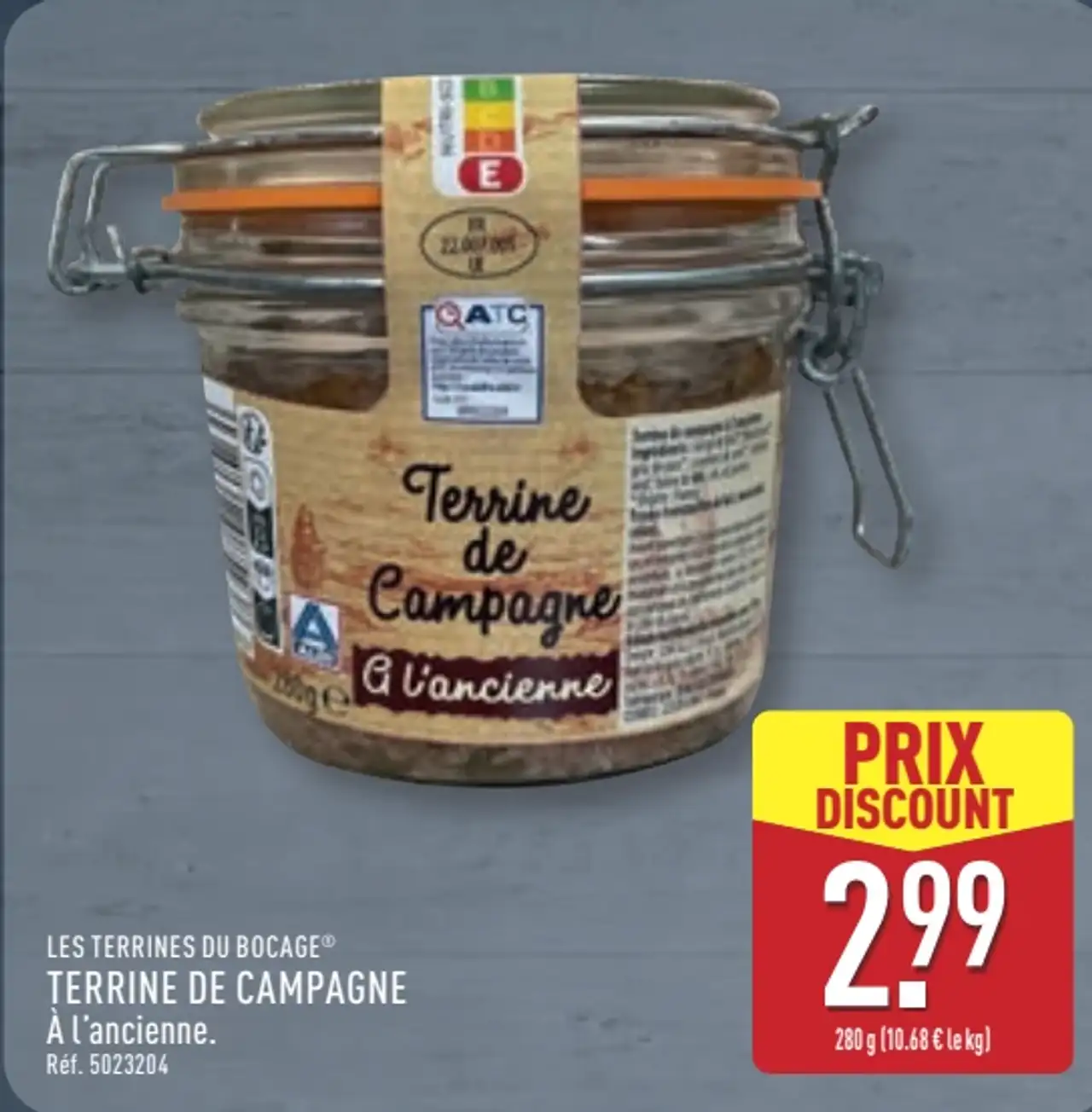Terrine de Campagne À l'ancienne Les Terrines du Bocage