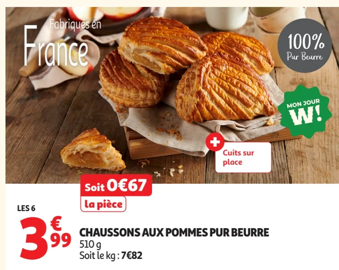 Chaussons aux pommes pur beurre