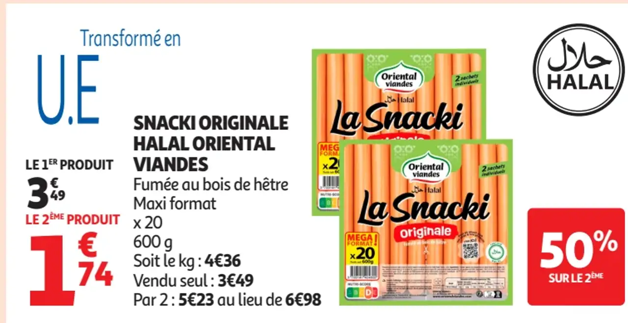 Snacki Originale Halal Oriental Viandes