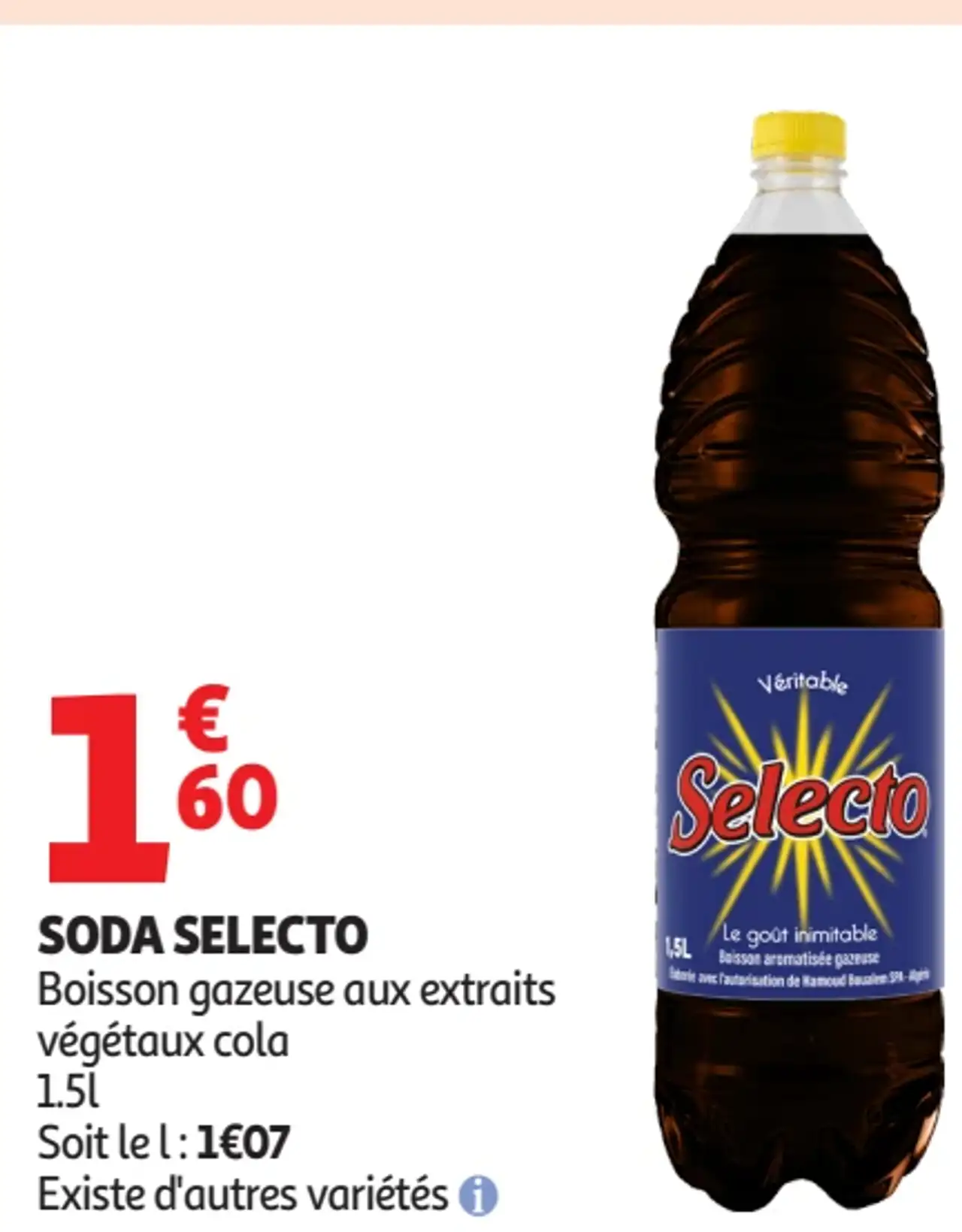 Selecto Boisson gazeuse aux extraits végétaux cola