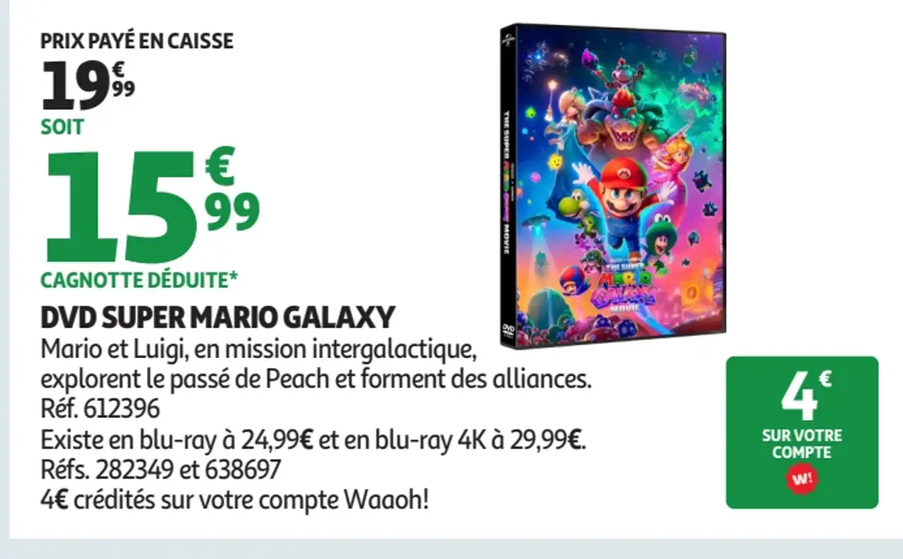 DVD Super Mario Galaxy