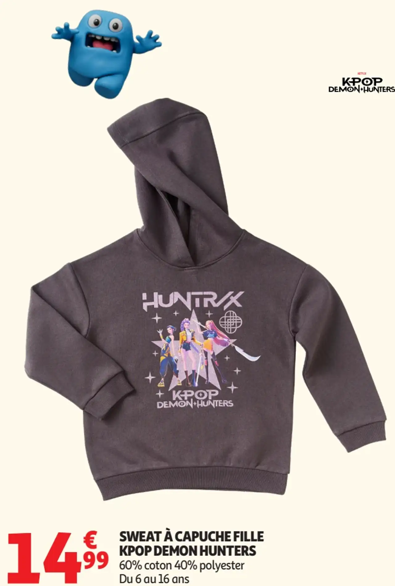 SWEAT À CAPUCHE FILLE KPOP DEMON HUNTERS