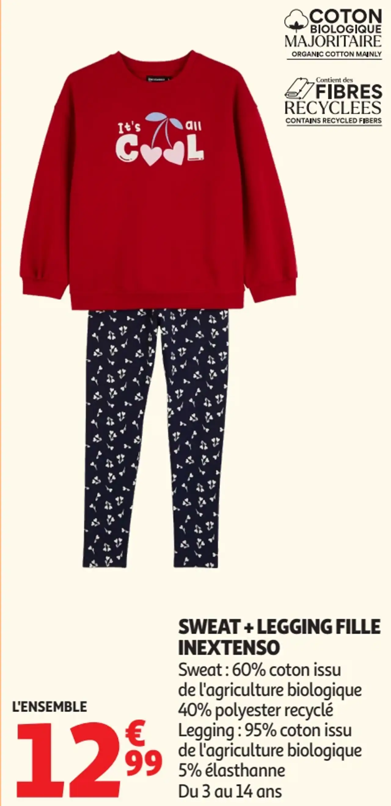 Sweat + Legging fille Inextenso