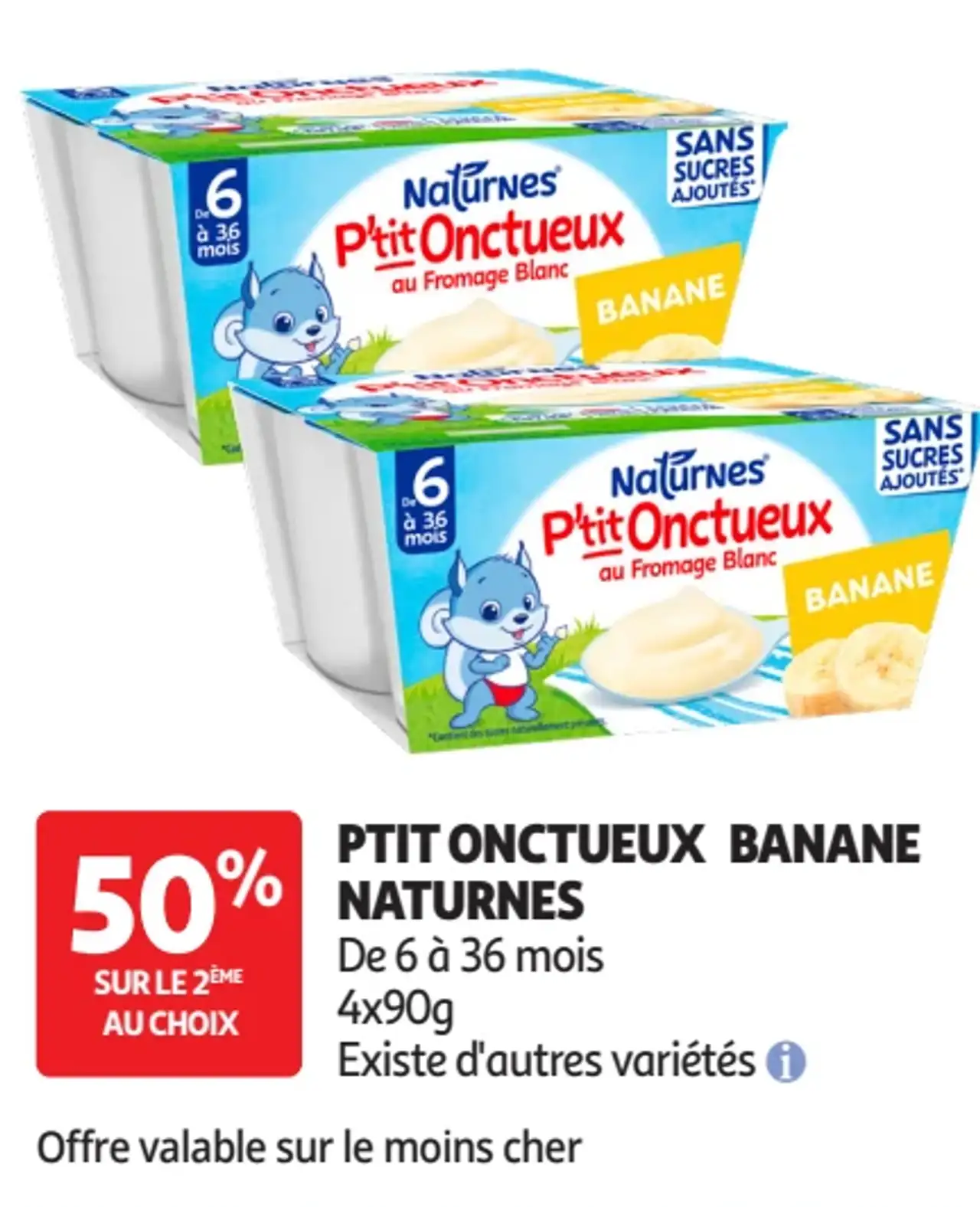 P'tit Onctueux Banane Naturnes