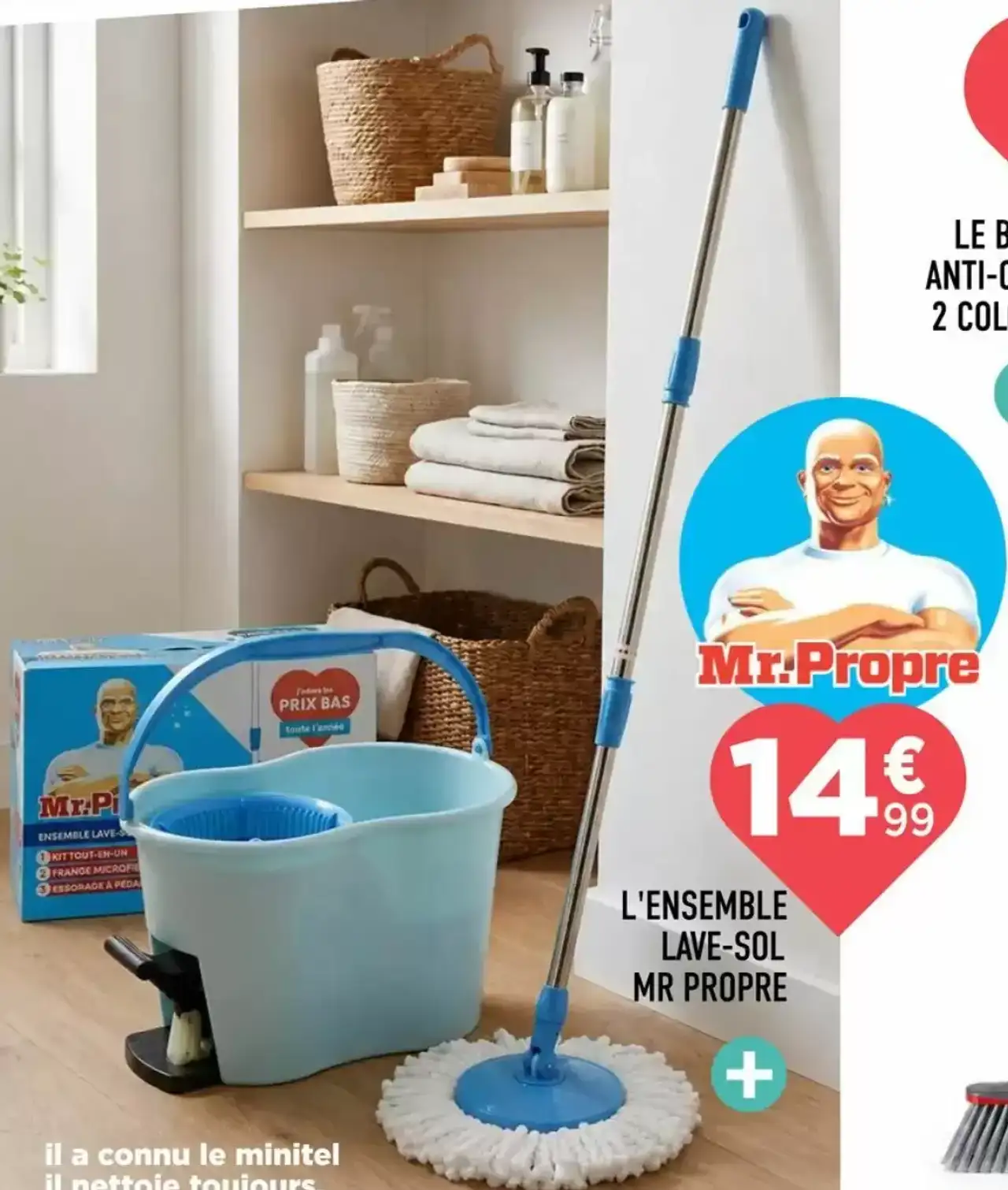 L'ensemble lave-sol Mr Propre