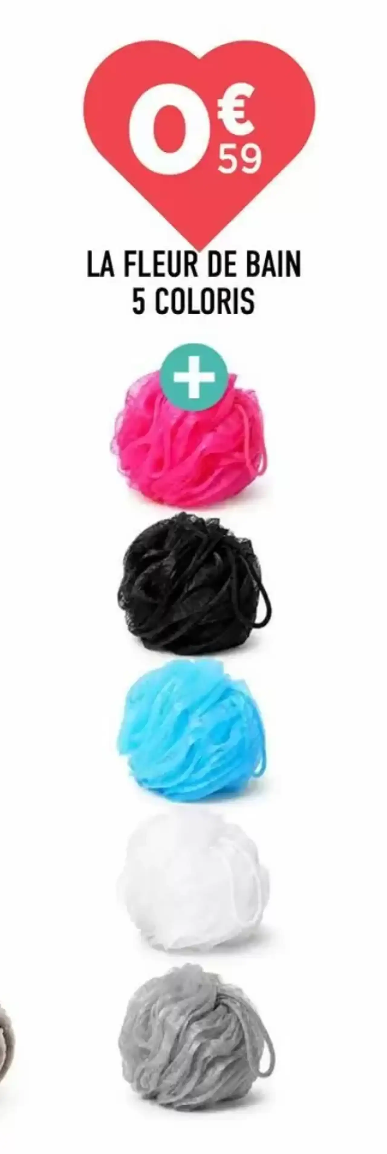La fleur de bain 5 coloris