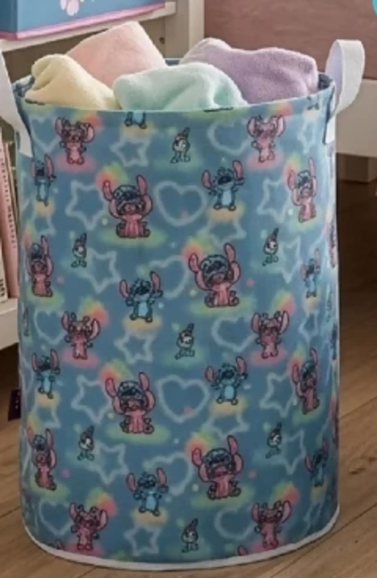 Sac de rangement panier à linge Disney Stitch 35 x 35 x 50 cm