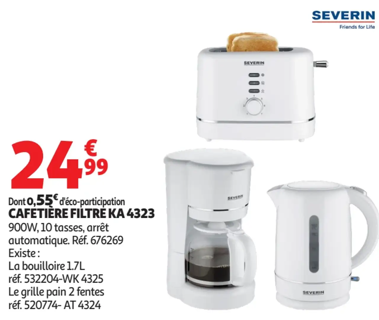 Cafetière filtré KA 4323 Severin