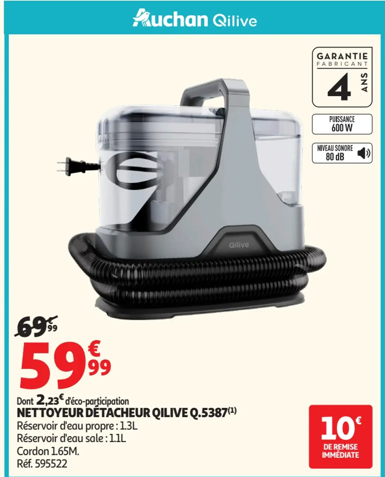 NETTOYEUR DÉTACHEUR QILIVE Q.5387