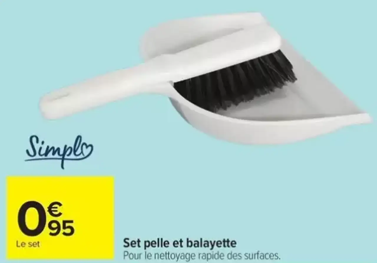 Set pelle et balayette Simply